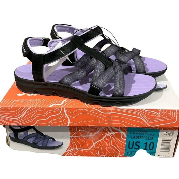 Jsport by Jambu Women's Strap Sandal Pink Gray Size 10 NEW NIB - Picture 1 of 11